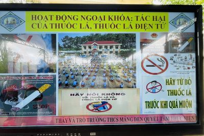 Trường Trung học cơ sở Măng Đen tổ chức hoạt động ngoại khoá: Phòng, chống thuốc lá và thuốc lá điện tử trong trường học.